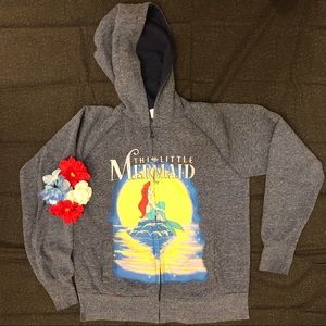 Little Mermaid zip-up hoodie.